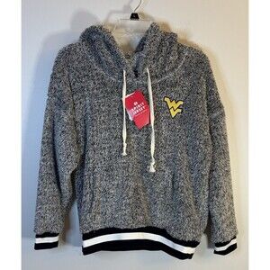 West Virginia Mountaineers Sherpa Fleece Hoodie Women Small Spirit Jersey WVU